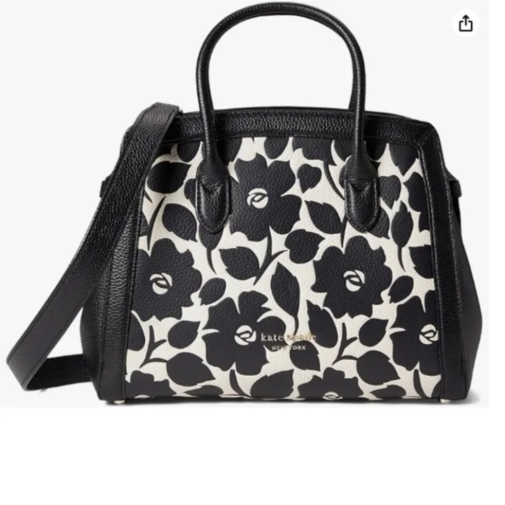 New, w/ tags Kate Spade purse: New York Knott Rosy Garden Medium Satchel